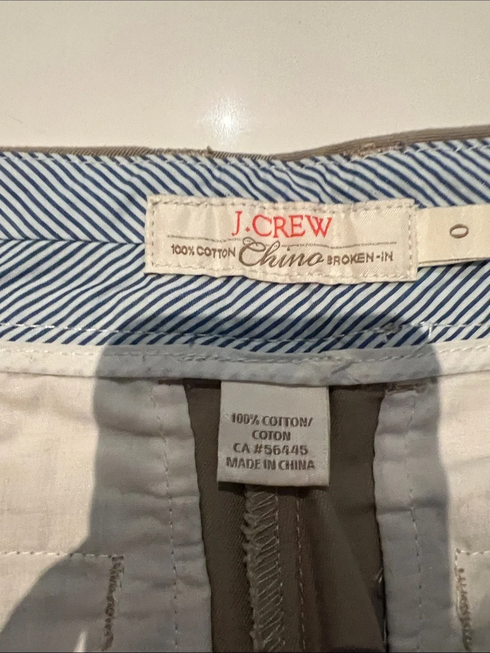 J. Crew Women's Tan Chino Bermuda Shorts
